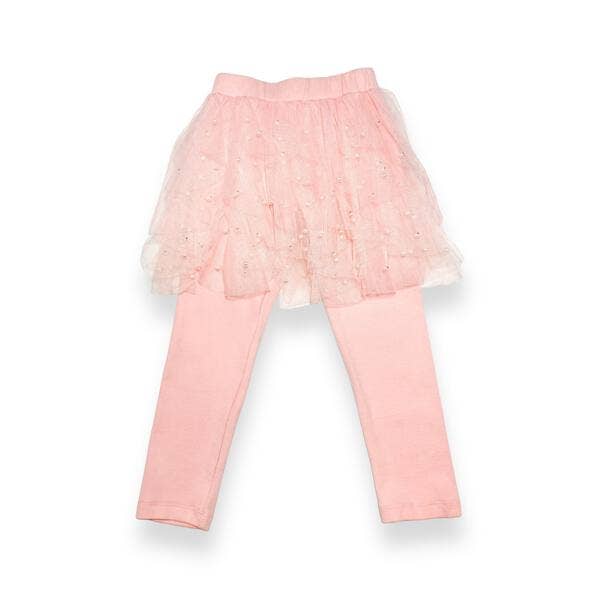 Millie Pearl Accents Mesh Skeggings