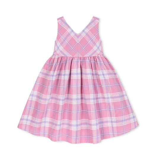 Emily Sleeveless Linen Swing Dress