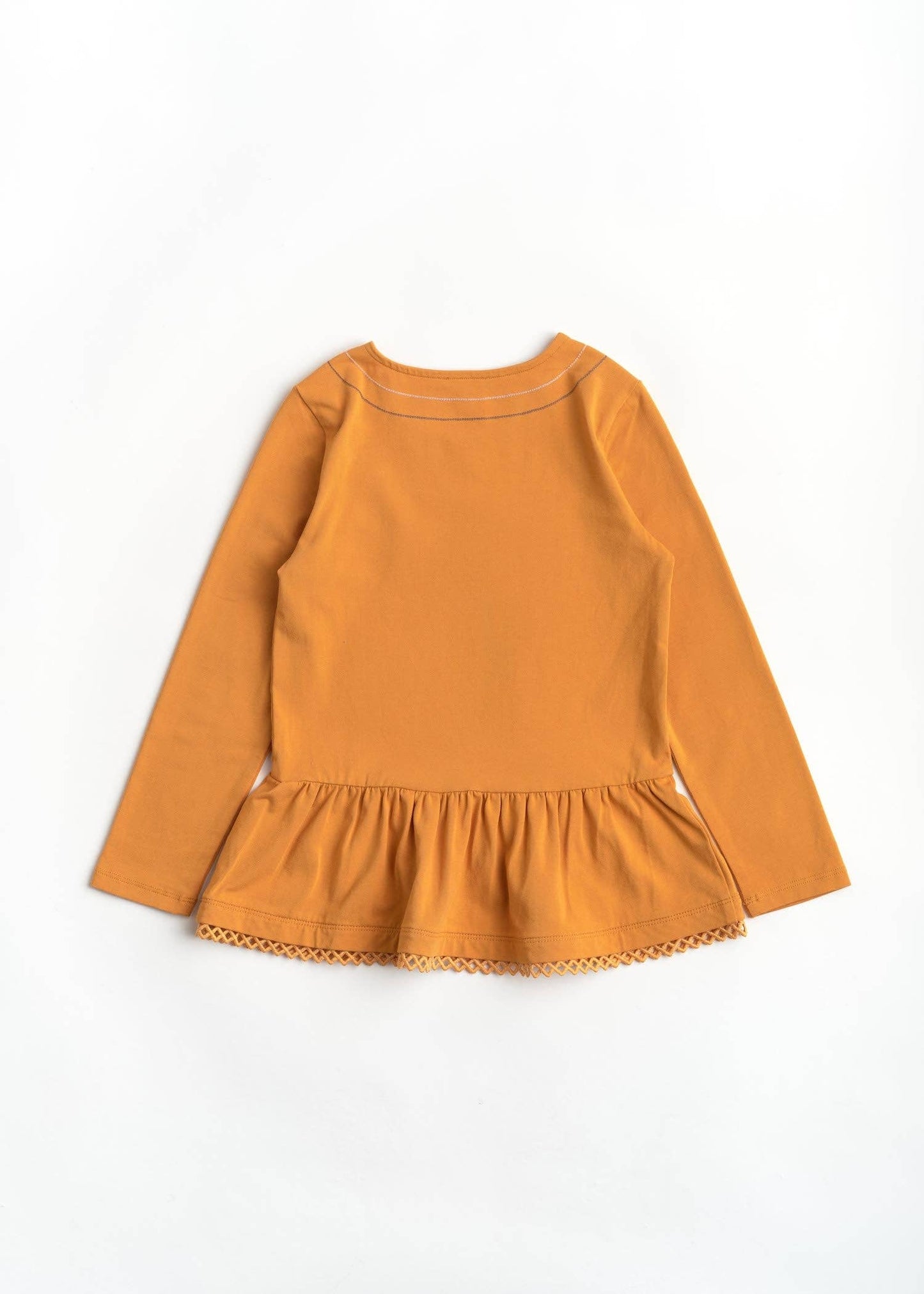 Nicole Stay Golden Peplum Top