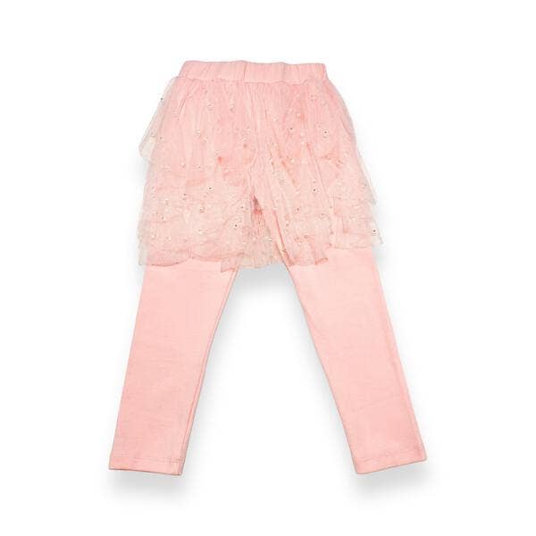Millie Pearl Accents Mesh Skeggings