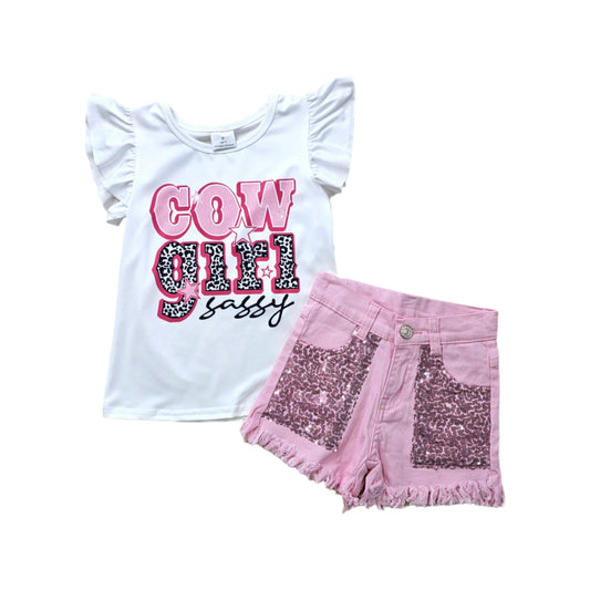 Sassy Cowgirl Short Set