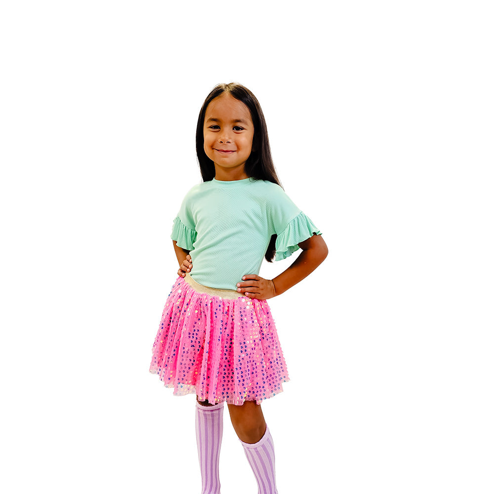 Seafoam Flowy Shirt
