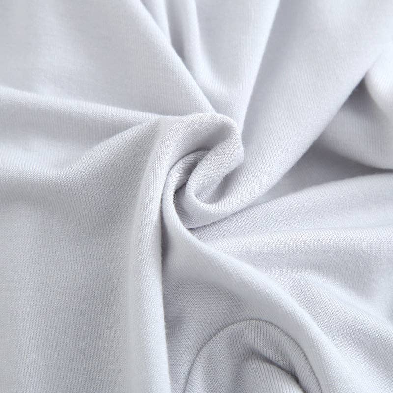 Close-up of gray fabric with folds