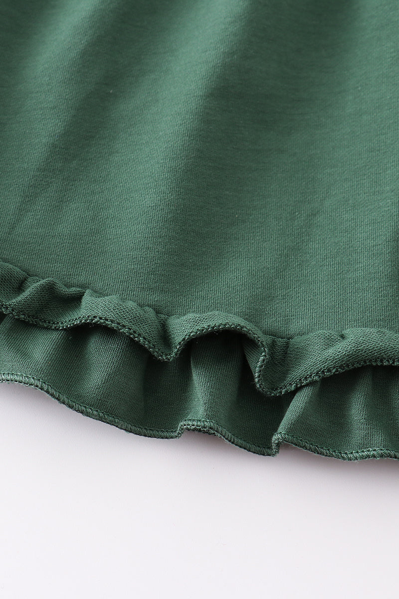 Green Ruffle Dress