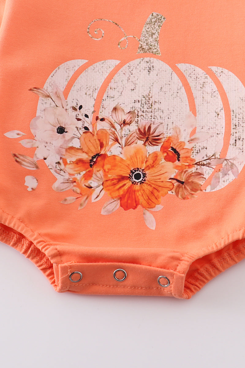 Pumpkin Baby Romper