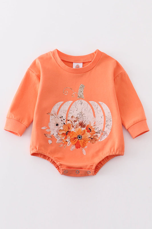 Pumpkin Baby Romper