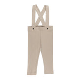 Oatmeal Organic Suspender Pant