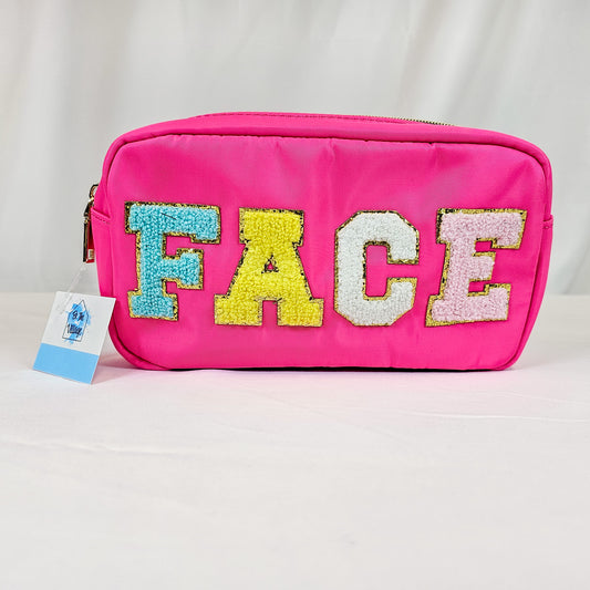 Ellie FACE Pink Makeup Bag