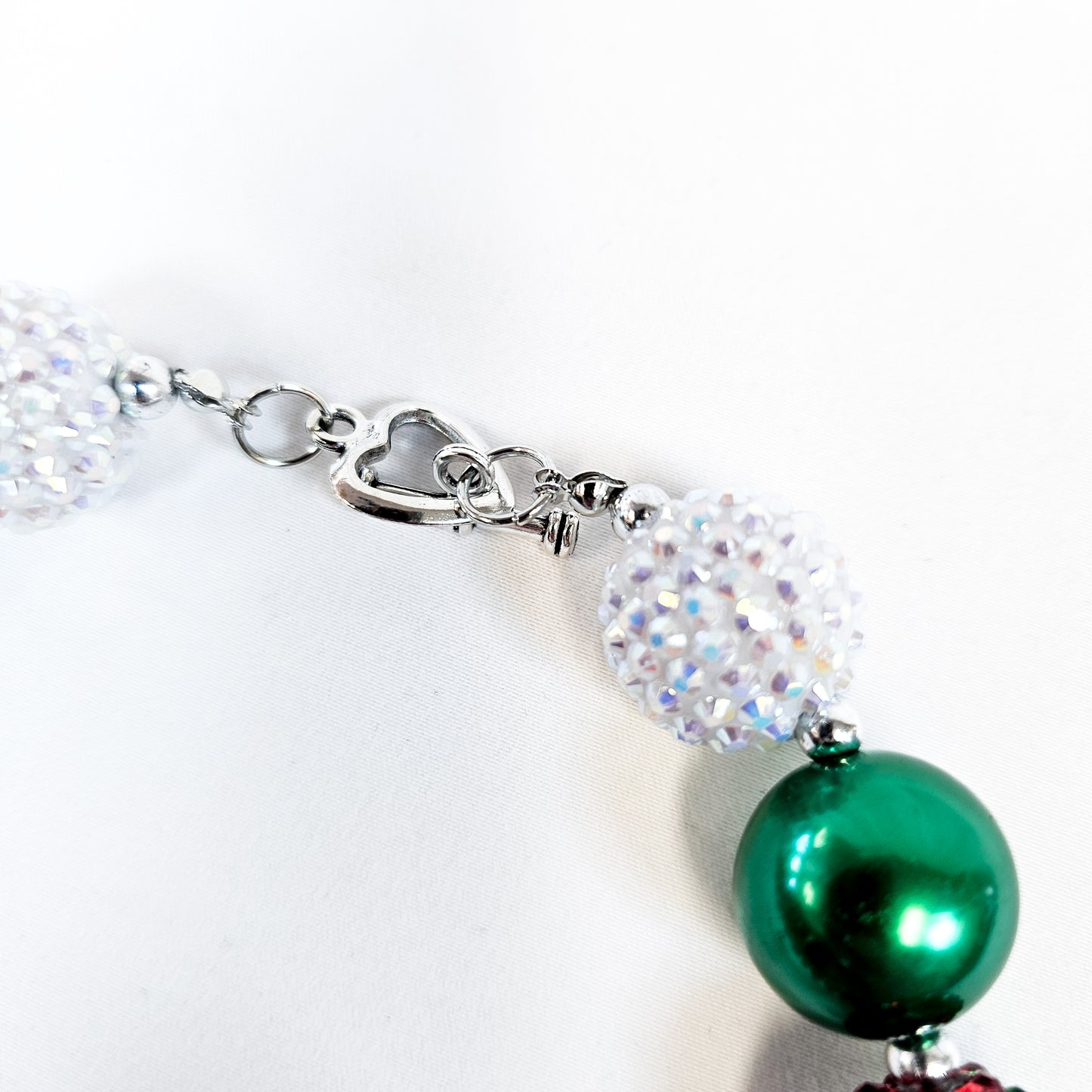 Christmas Tree Bubble Necklace