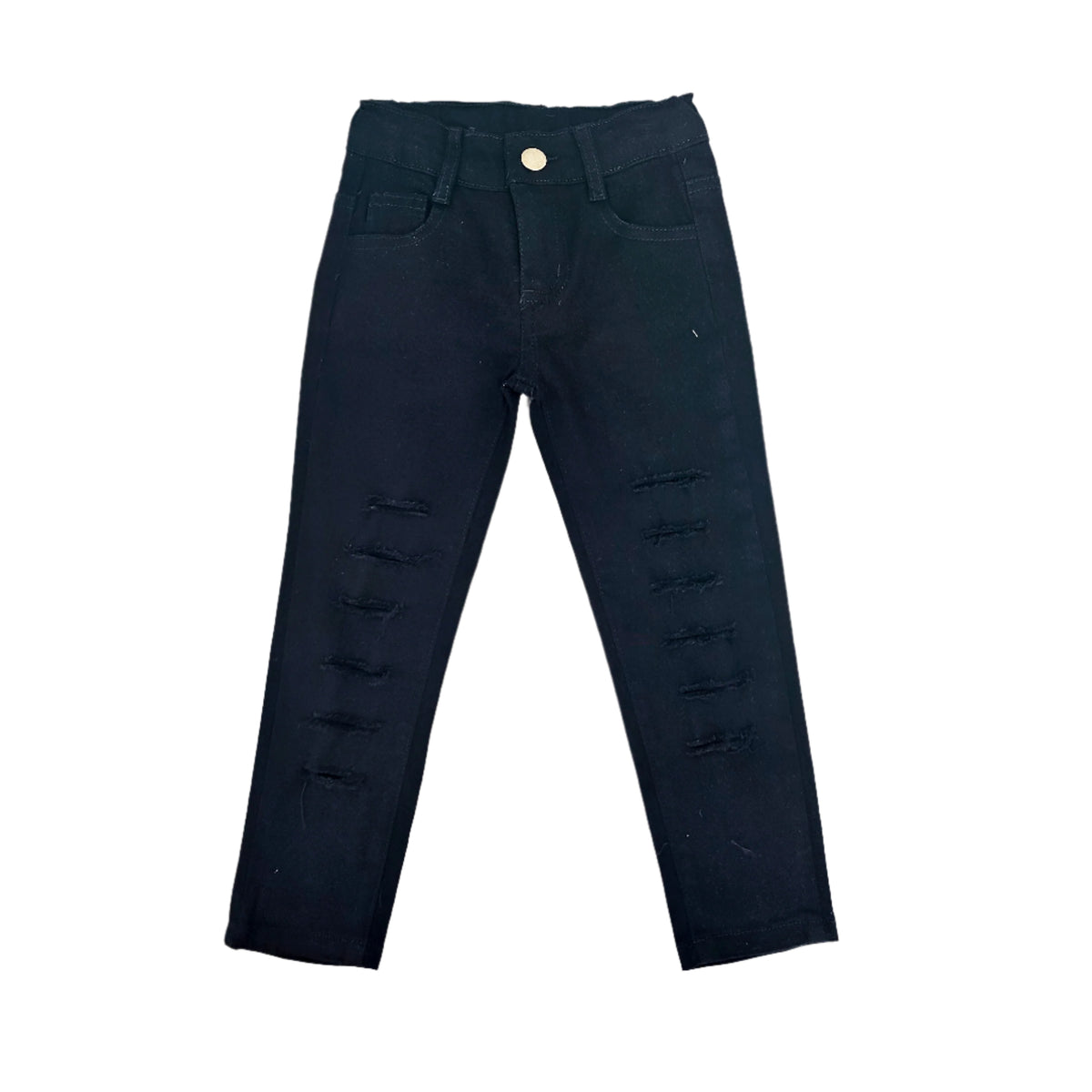 Evelyn Black Ripped Skinny Jeans