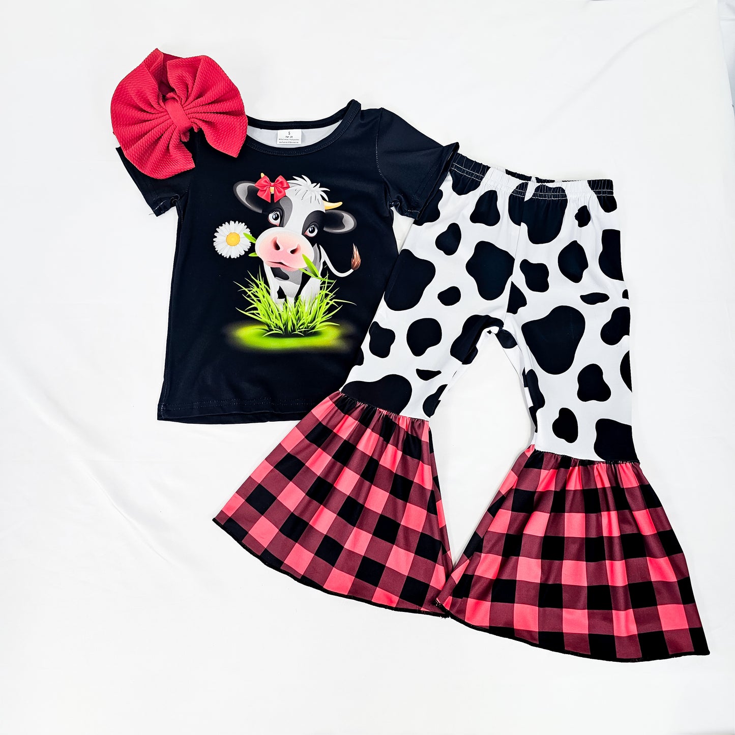 Daisy Cow Bell Bottom Set