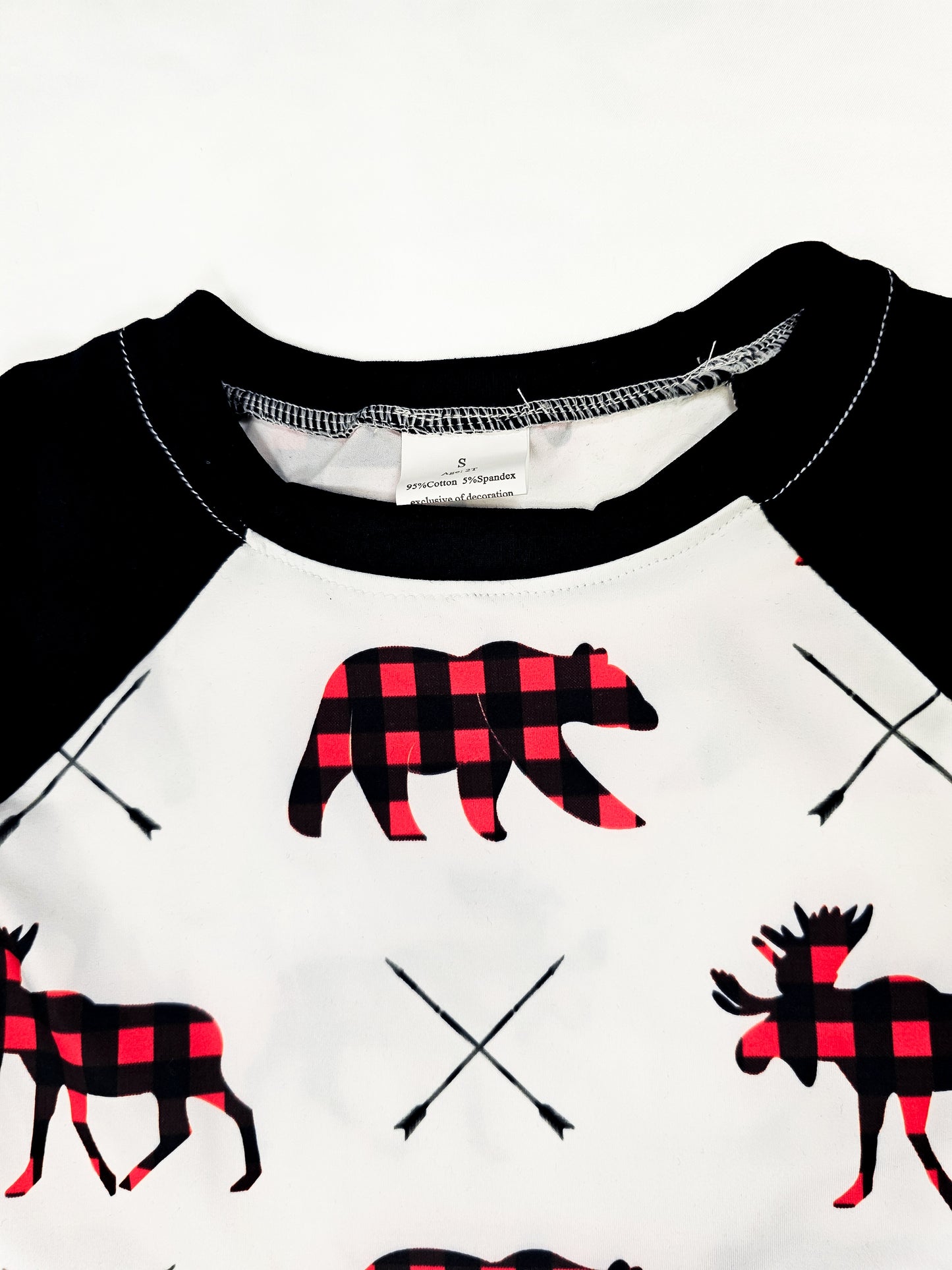 Plaid Christmas Animal Shirt