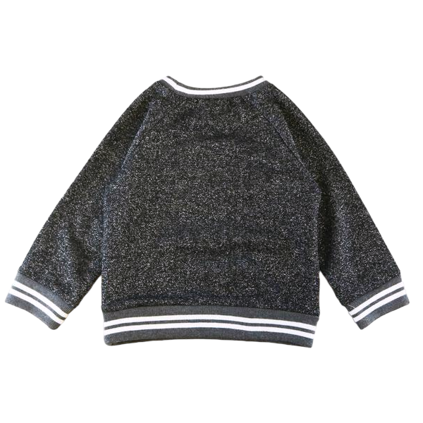 Hermione Sequin Owl Lurex Pullover Sweater