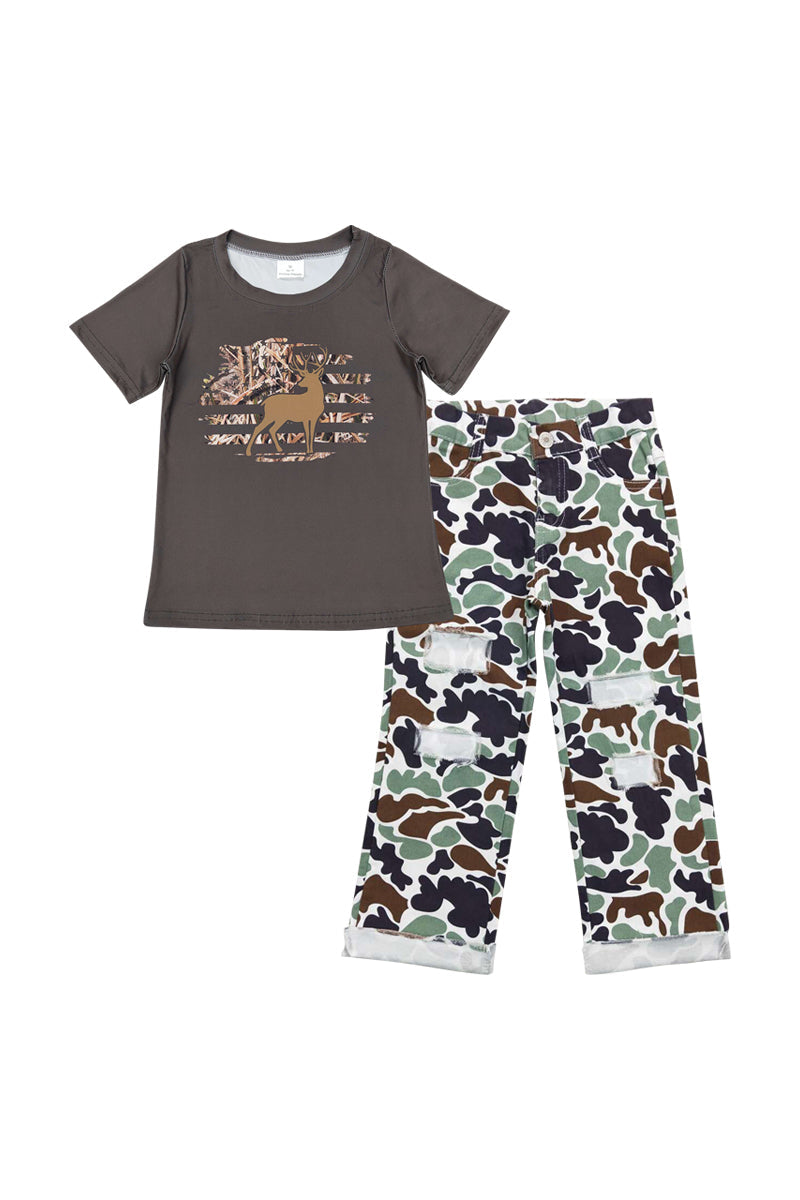 Camo Hunting Denim Set