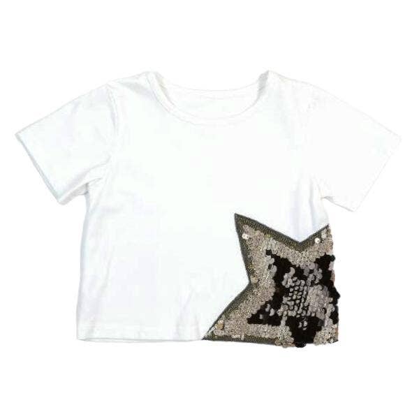 Michelle Star Sequin Tee
