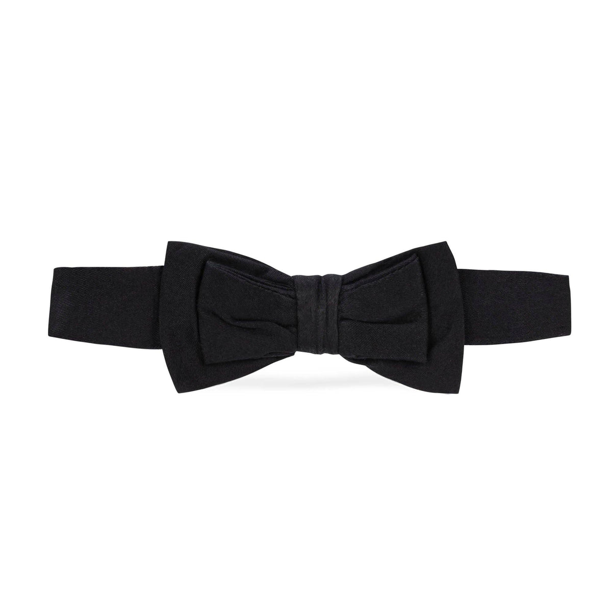 Black Sateen Bow Tie