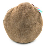 Coconut, pouch with a colorful tag on a white background