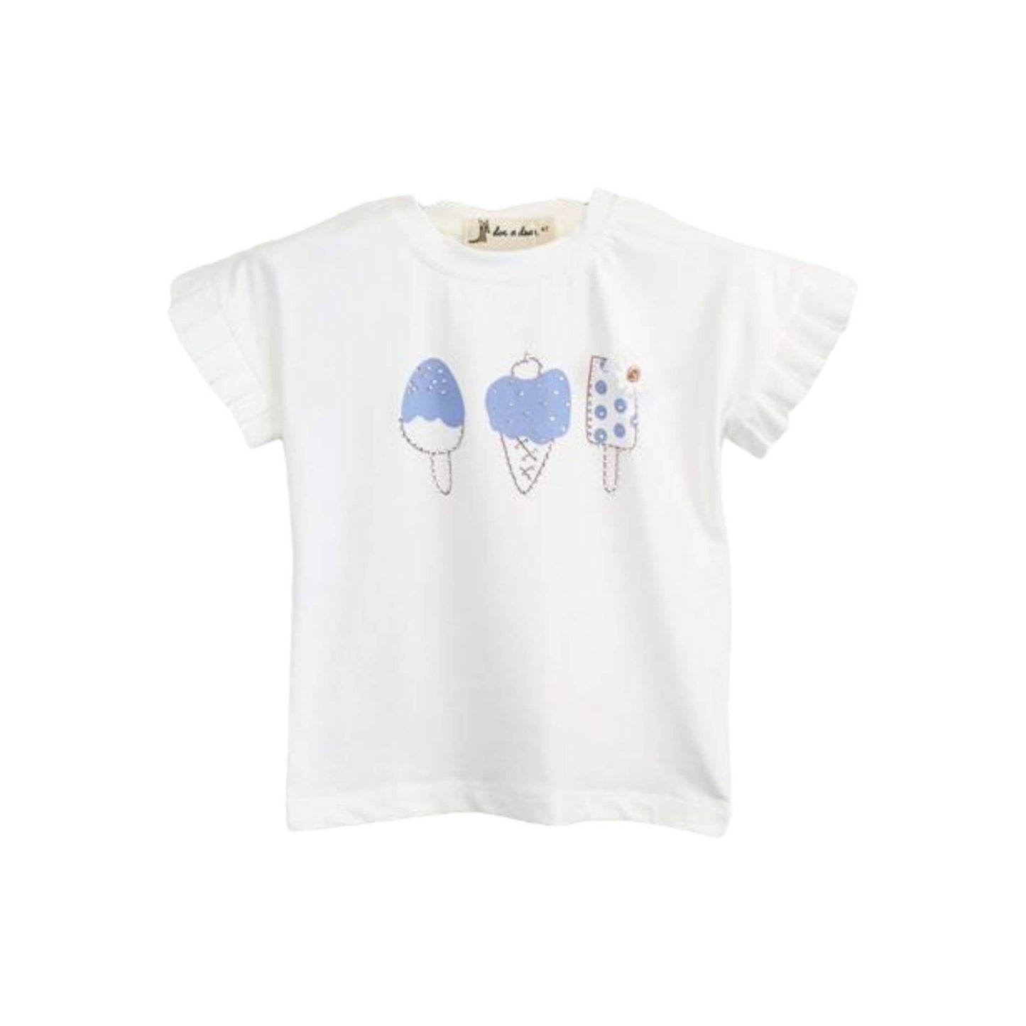 Hannah Blue Ice-Cream Tee