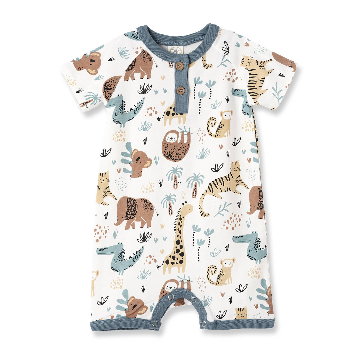 Parker Jungle Jamboree Bamboo Short Romper