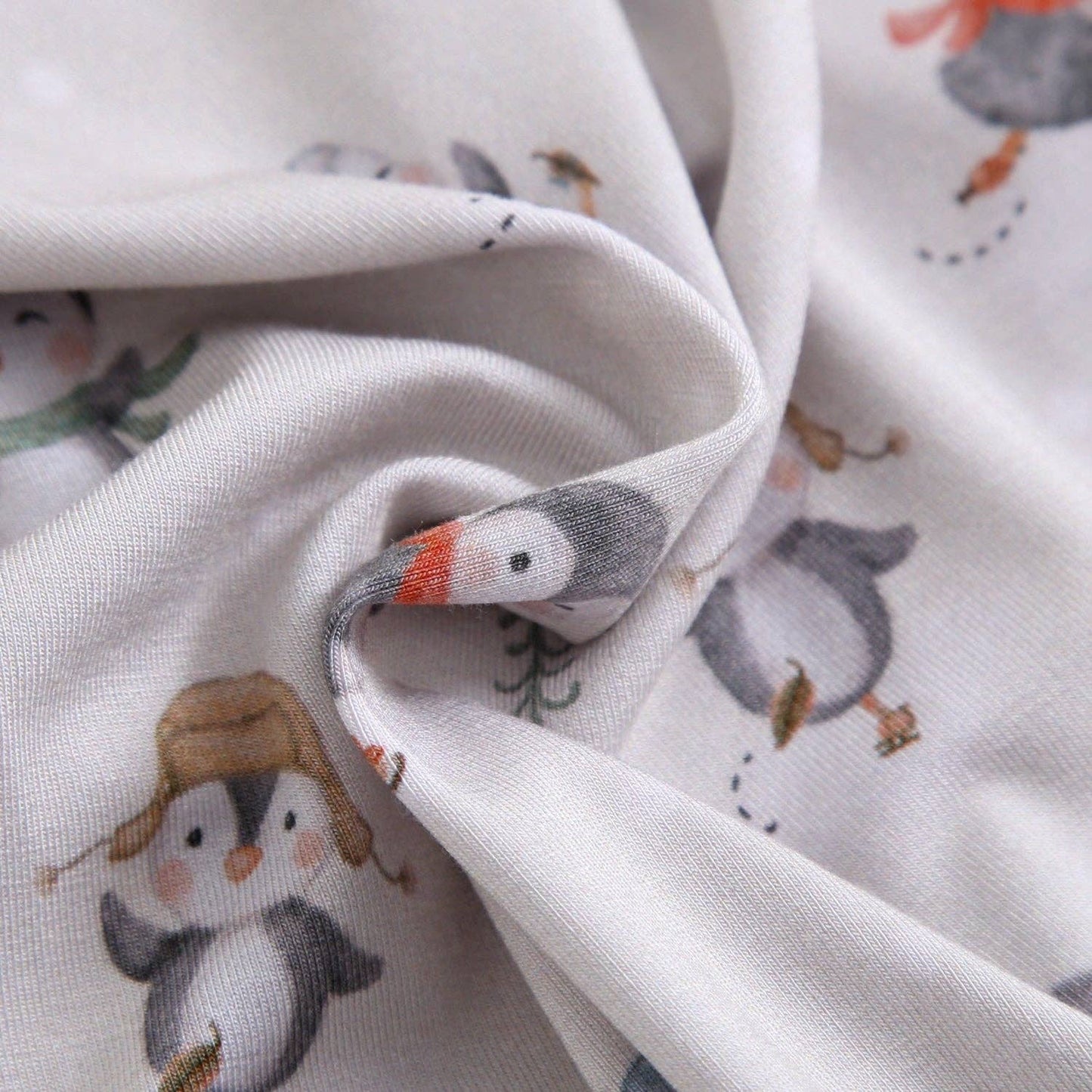 Taylor Penguins On Ice Zippered Romper