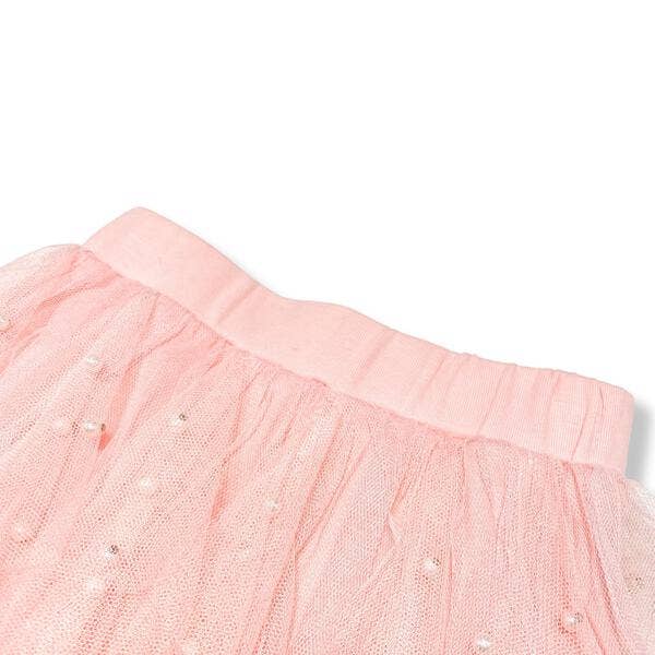 Millie Pearl Accents Mesh Skeggings