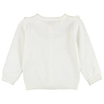 Back of White sweater on a white background