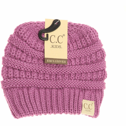 Kids Solid CC Beanie  New Lavender