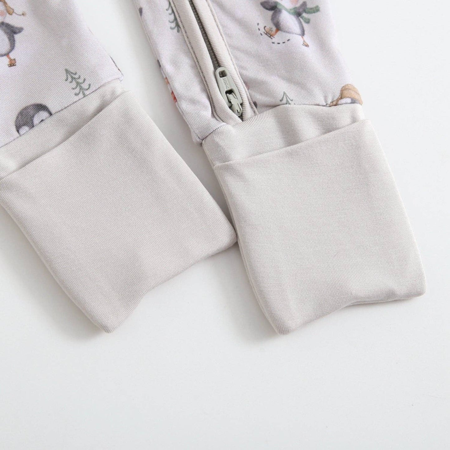 Taylor Penguins On Ice Zippered Romper