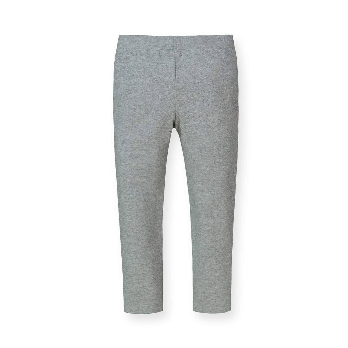 back of Gray leggings on a white background
