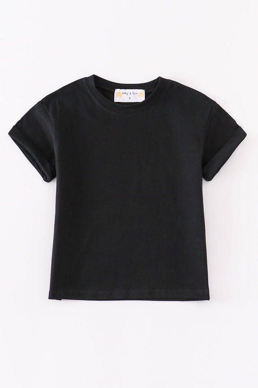 Camila Black Basic T-Shirt