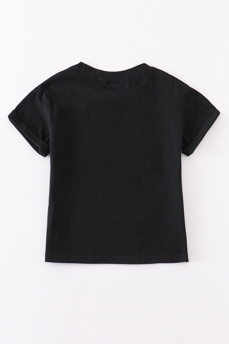 Camila Black Basic T-Shirt