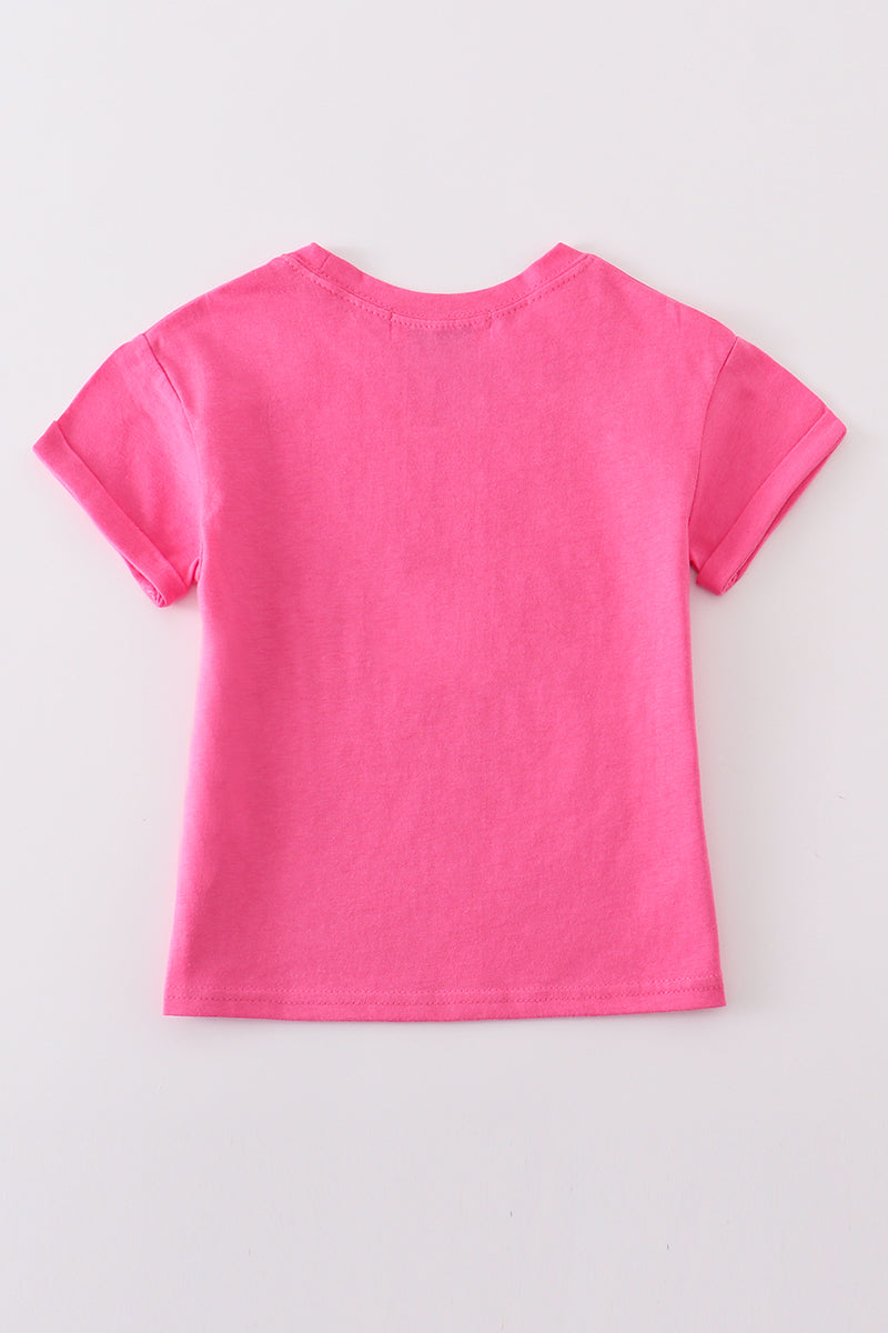 Camila Raspberry Basic T-Shirt