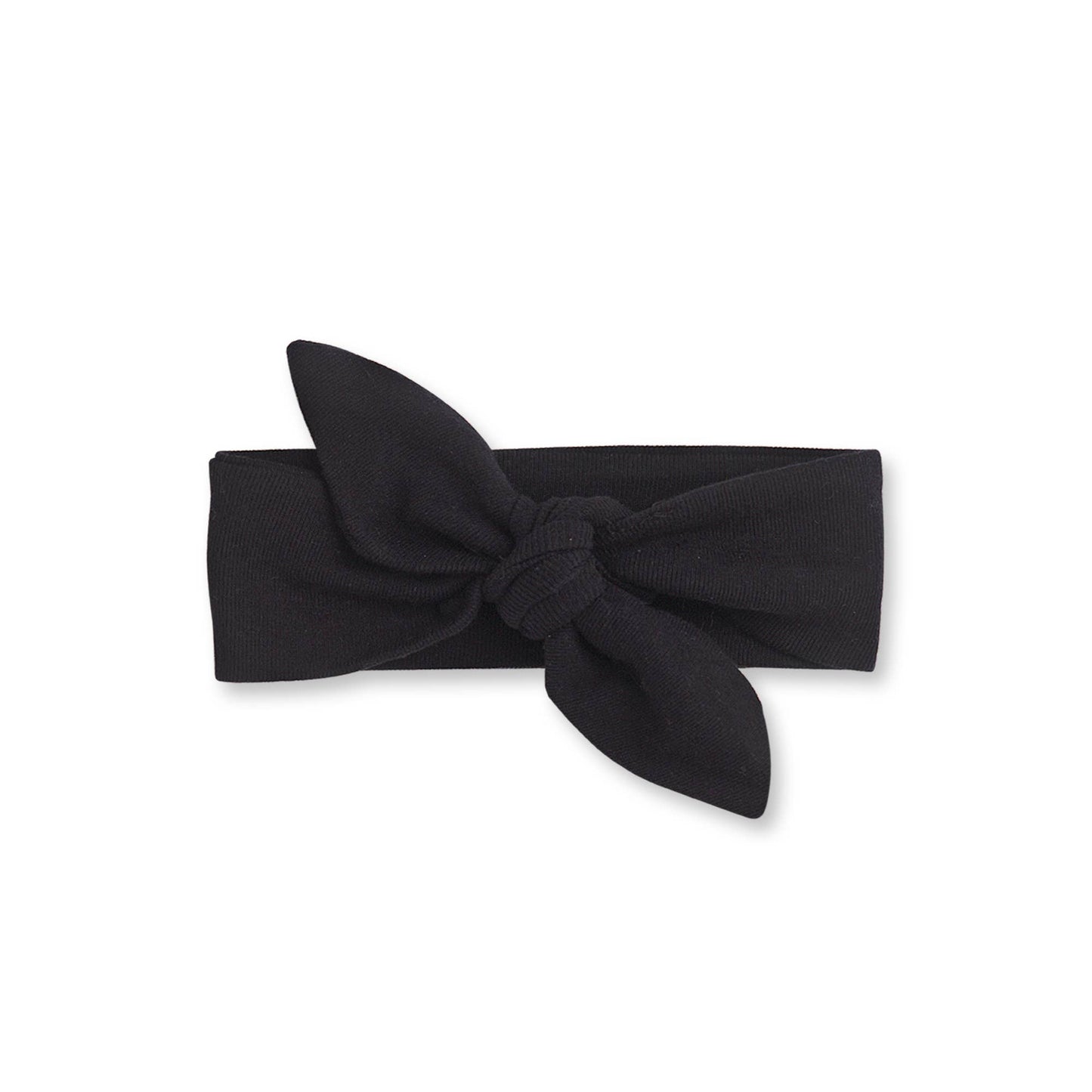 Riley Baby Girl's Black Stripe Cotton Headband: Thin Black Stripe