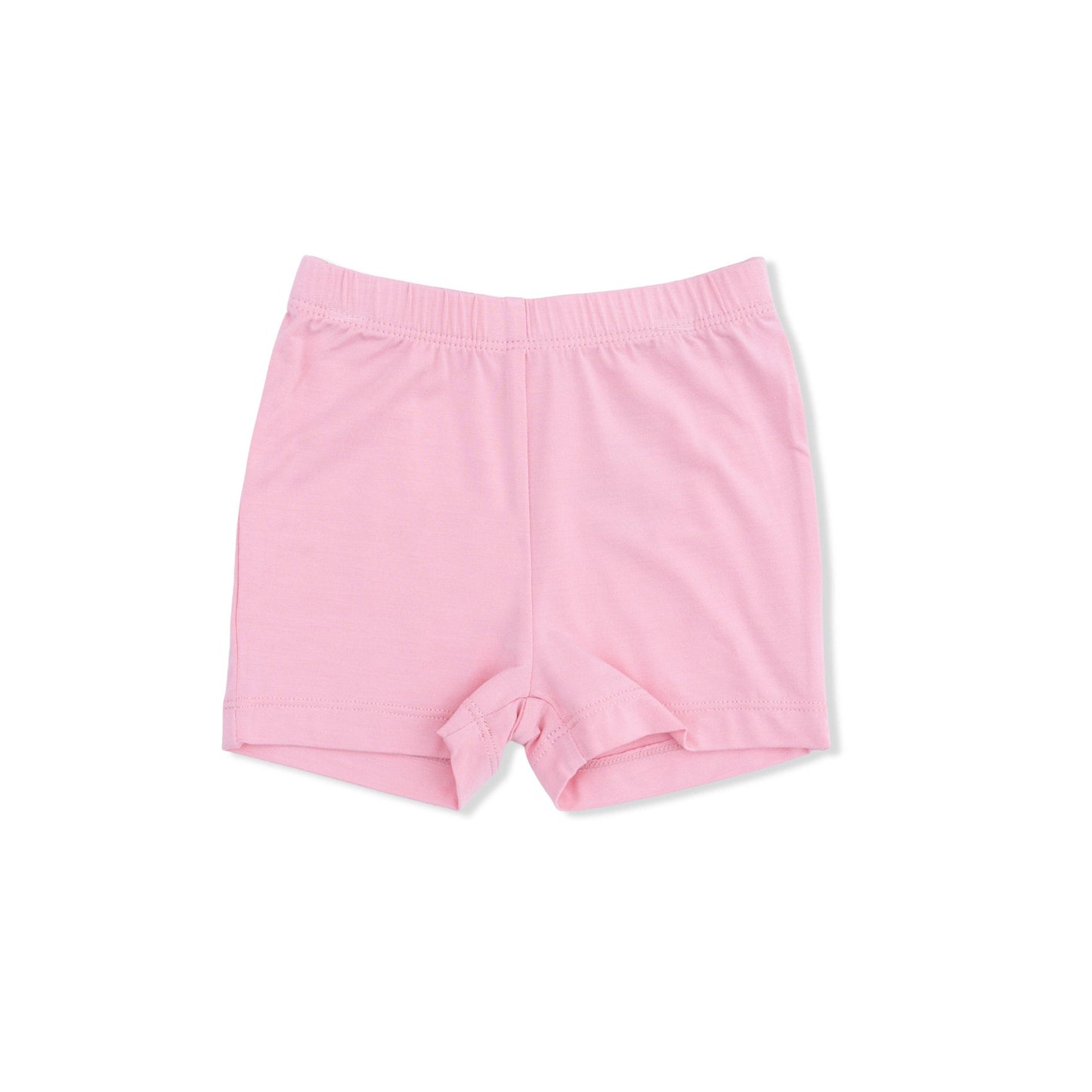 Pink shorts on a white background