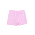 Pink shorts on a white background