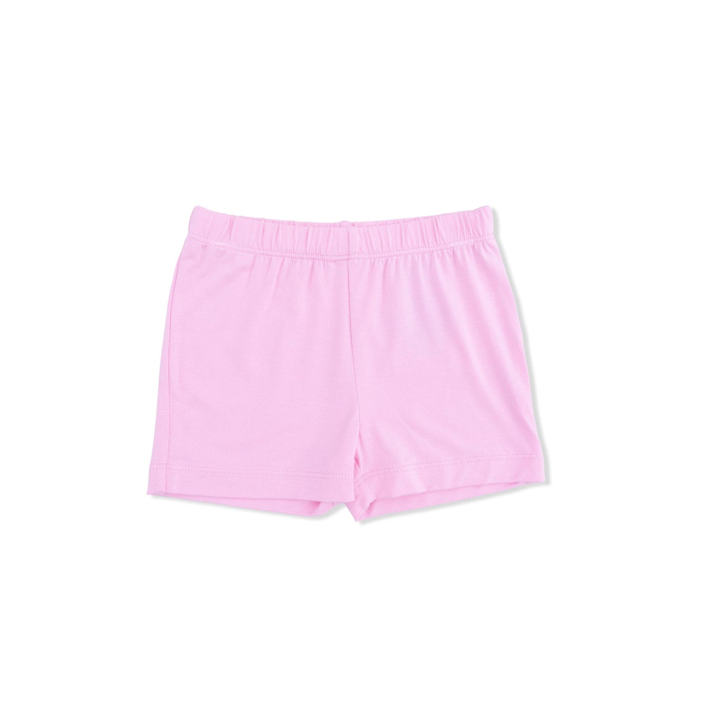Pink shorts on a white background