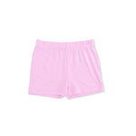 Pink shorts on a white background