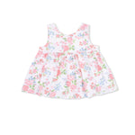 Floral dress on a white background