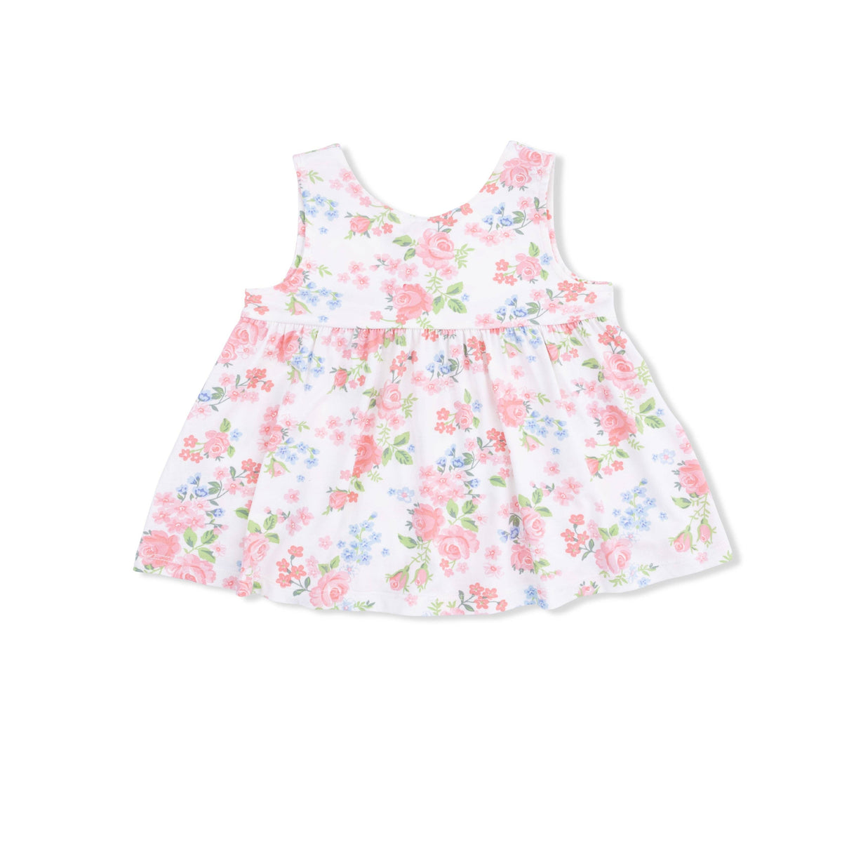 Floral dress on a white background