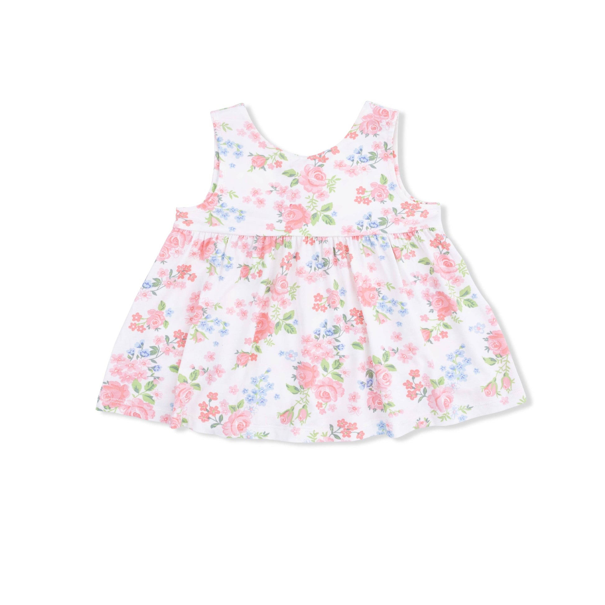 Floral dress on a white background