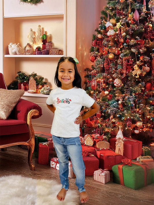 Believe in Christmas Gray Tee