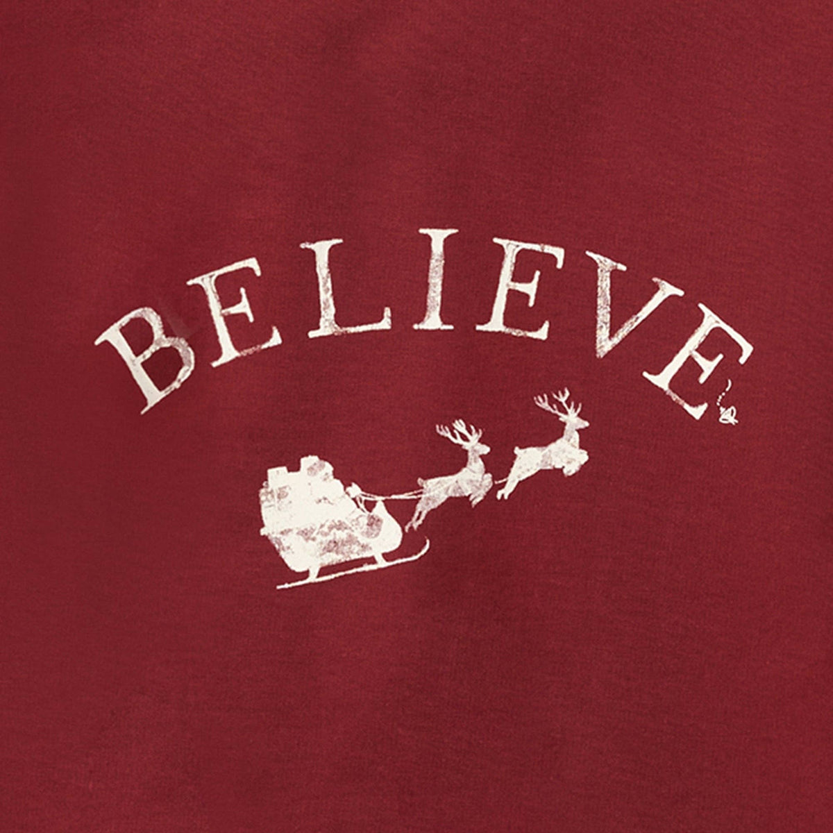 Burt's Bees Baby Believe Sweatshirt, organic cotton french terry baby Christmas sweatshirt - view 3