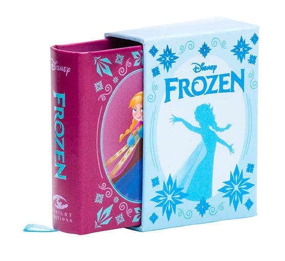 Disney Frozen tiny book with pink and blue design