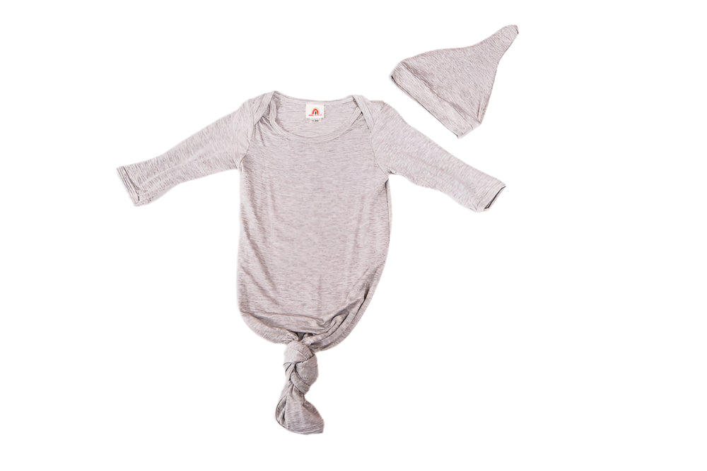 Sand Bamboo Baby 2 Piece Gown