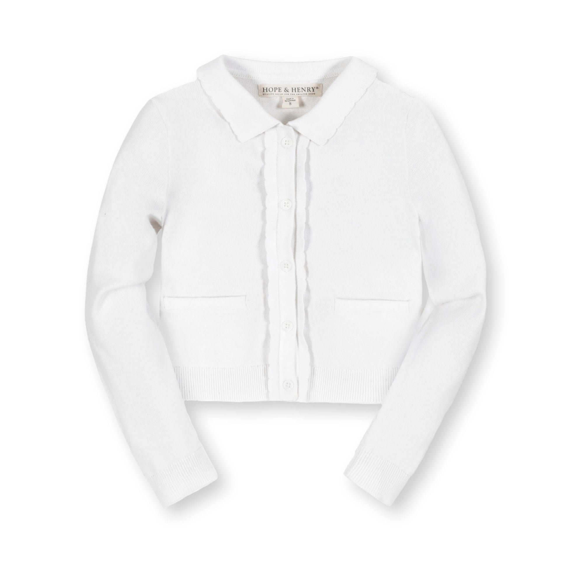 White sweater on a white background