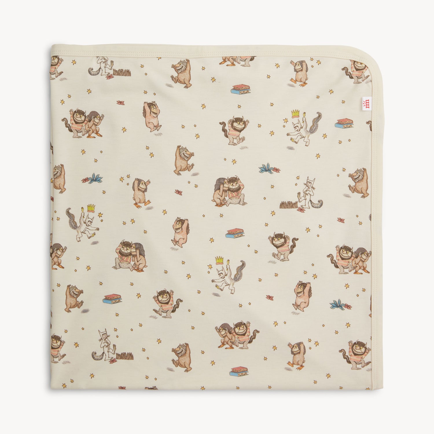 Where the Wild Things Are blanket on a white background