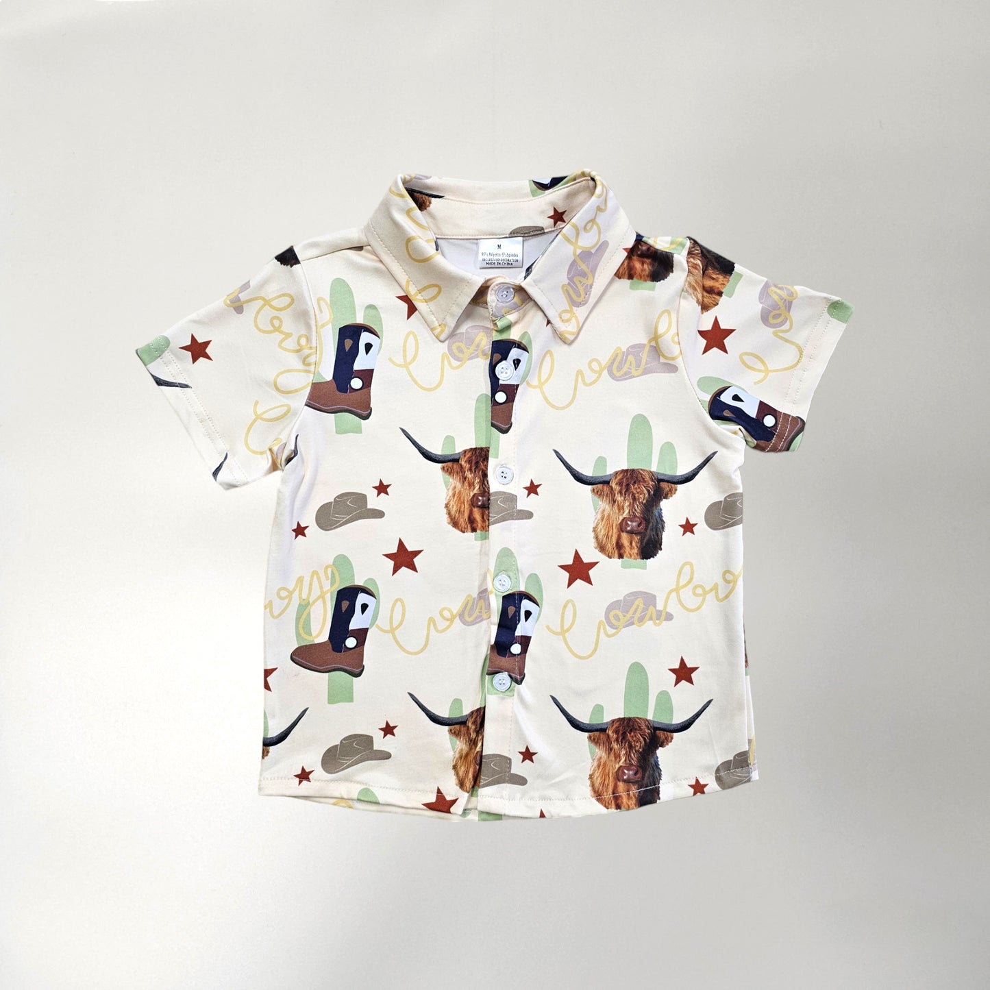 Elijah Texan Cowboy Button Up