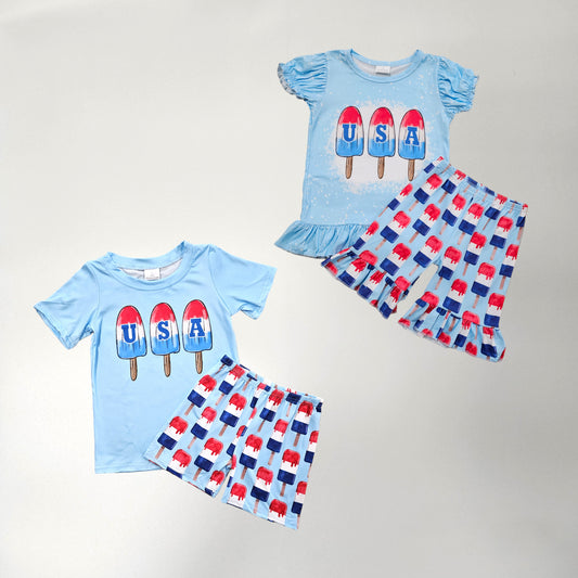 4th of July Popsicle 2 Piece Set