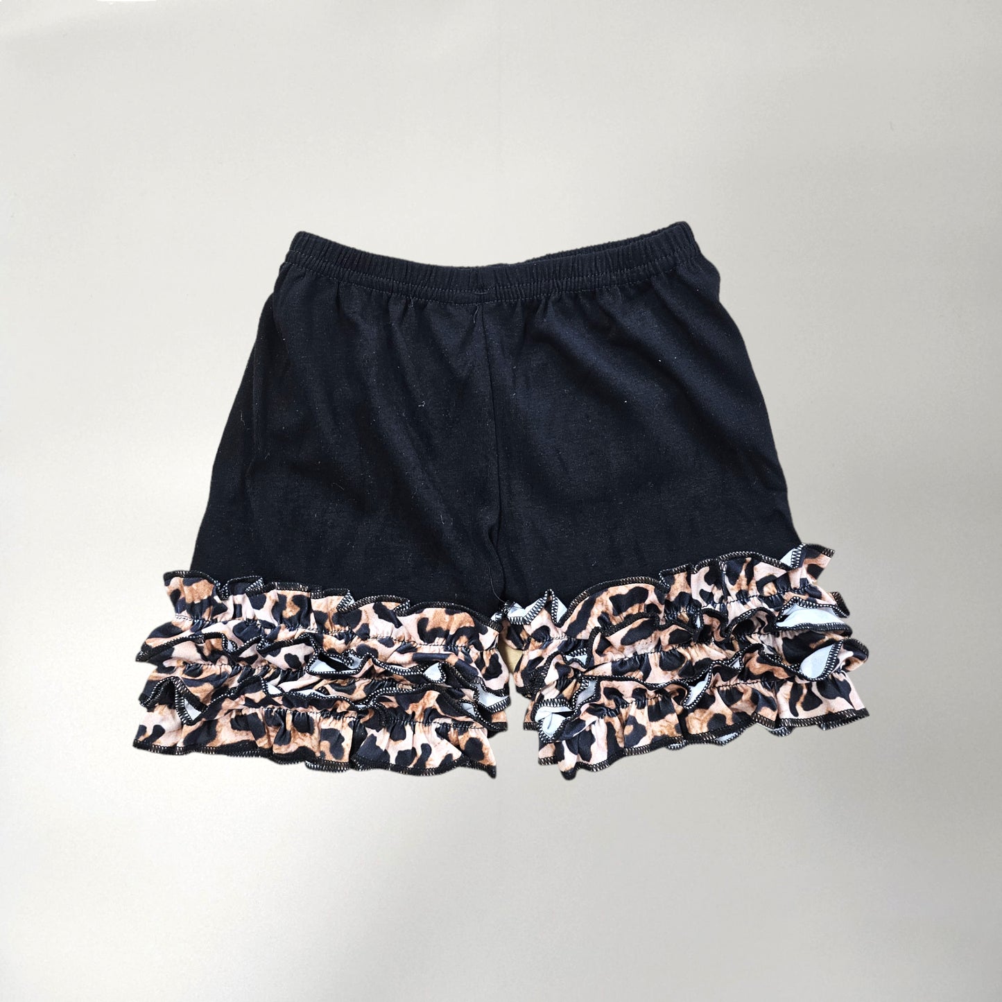 Leopard Steer Head Short Set