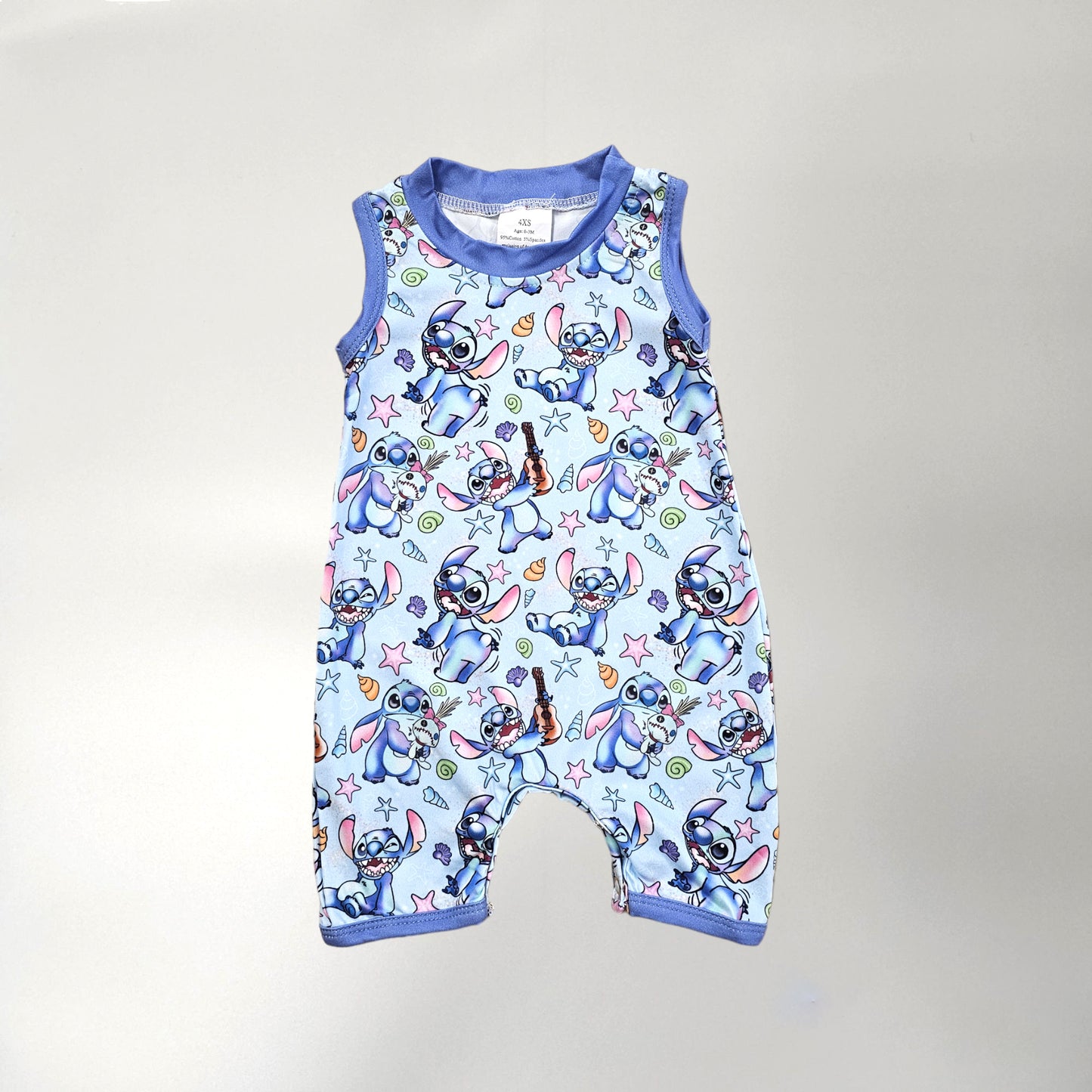 Boy Cartoon Romper